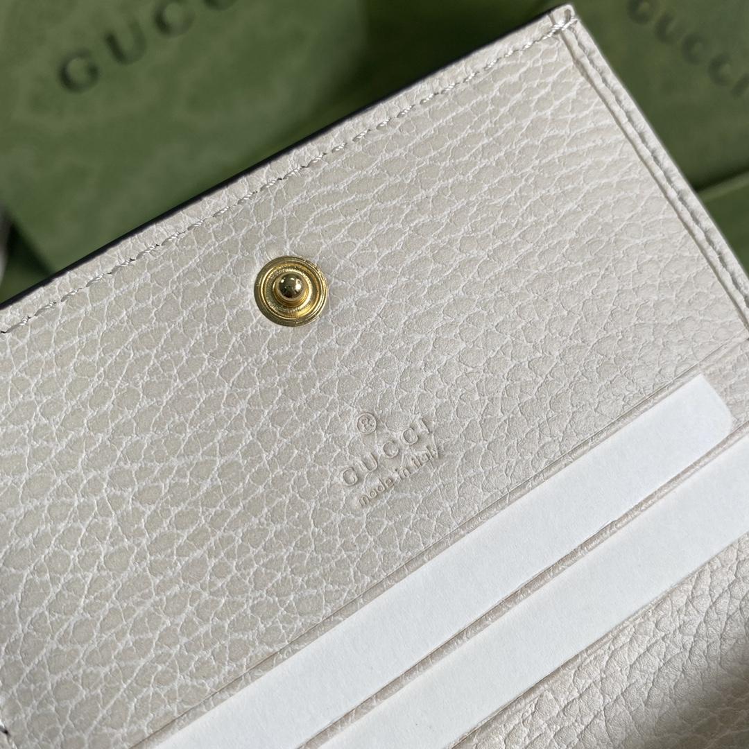 Gucci GG Marmont Card Case Wallet(11-9-3cm)    - 