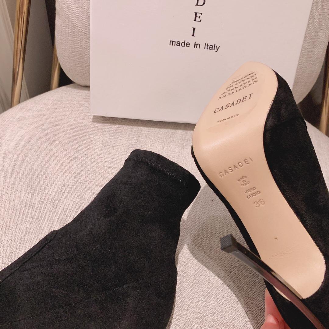 Casadei Blade Stretch Suede Ankle Boots - PerfectKickZ
