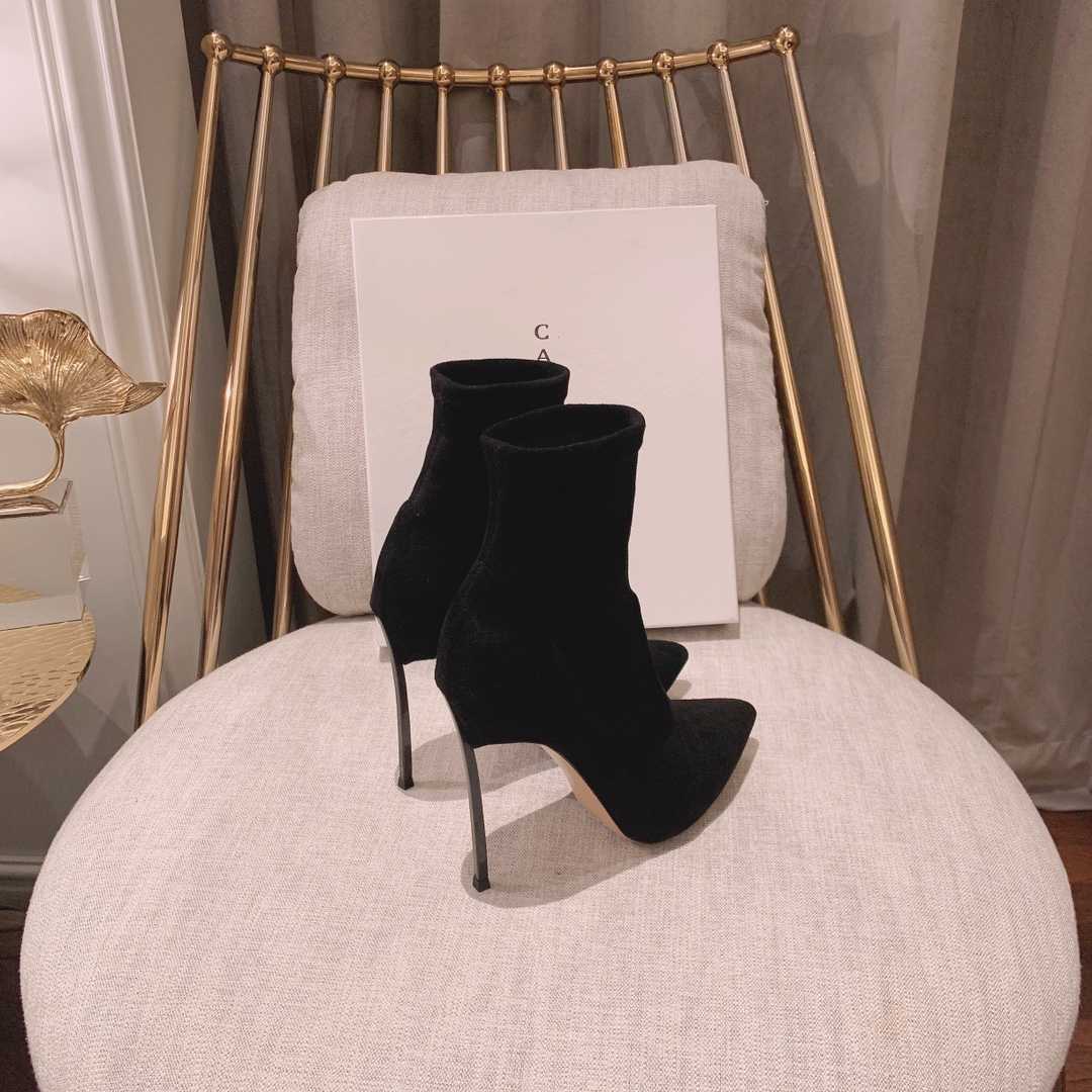 Casadei Blade Stretch Suede Ankle Boots - PerfectKickZ