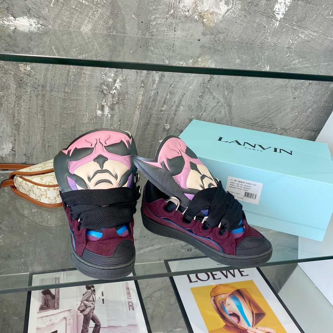 Lanvin Curb Batman Sneakers - PerfectKickZ