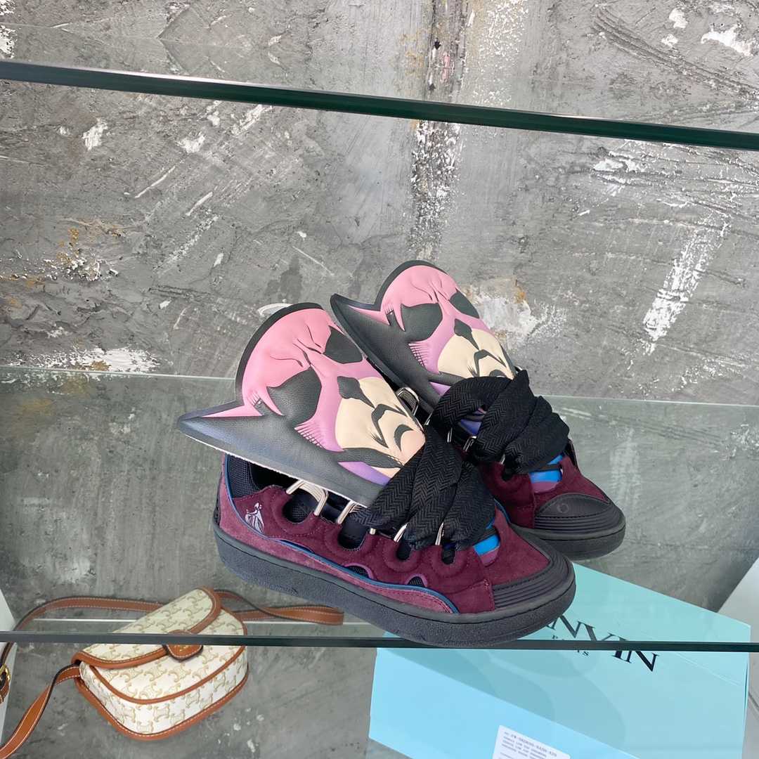 Lanvin Curb Batman Sneakers - PerfectKickZ