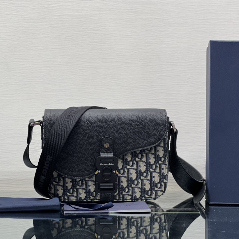 Dior Mini Saddle Bag With Strap(23-18-6 cm) - PerfectKickZ