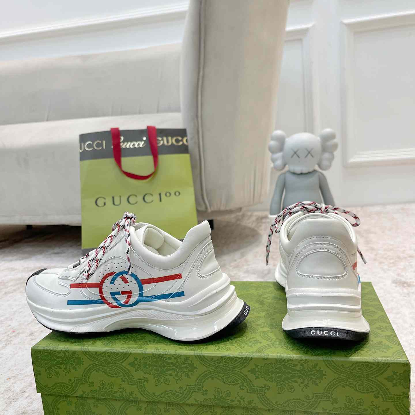 Gucci Leather Run Sneaker - PerfectKickZ