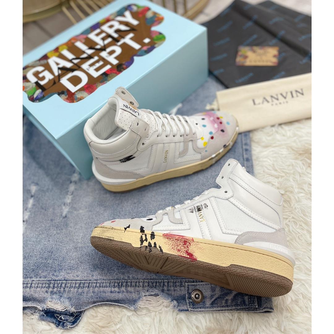 Lanvin x Gallery Dept  Clay High Top Sneaker - PerfectKickZ