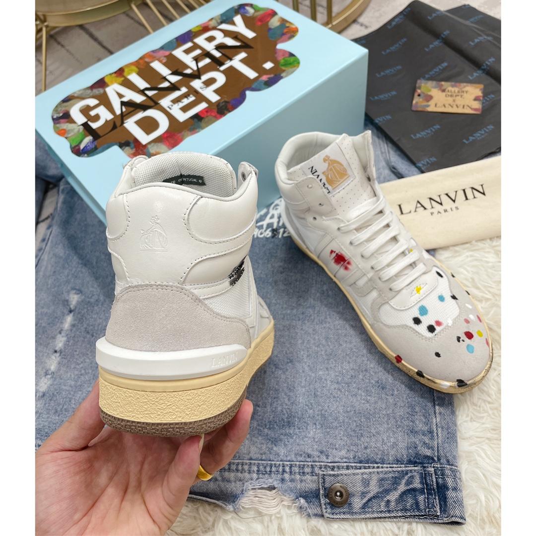 Lanvin x Gallery Dept  Clay High Top Sneaker - PerfectKickZ
