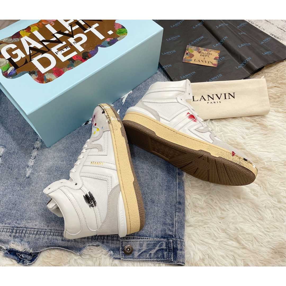 Lanvin x Gallery Dept  Clay High Top Sneaker - PerfectKickZ