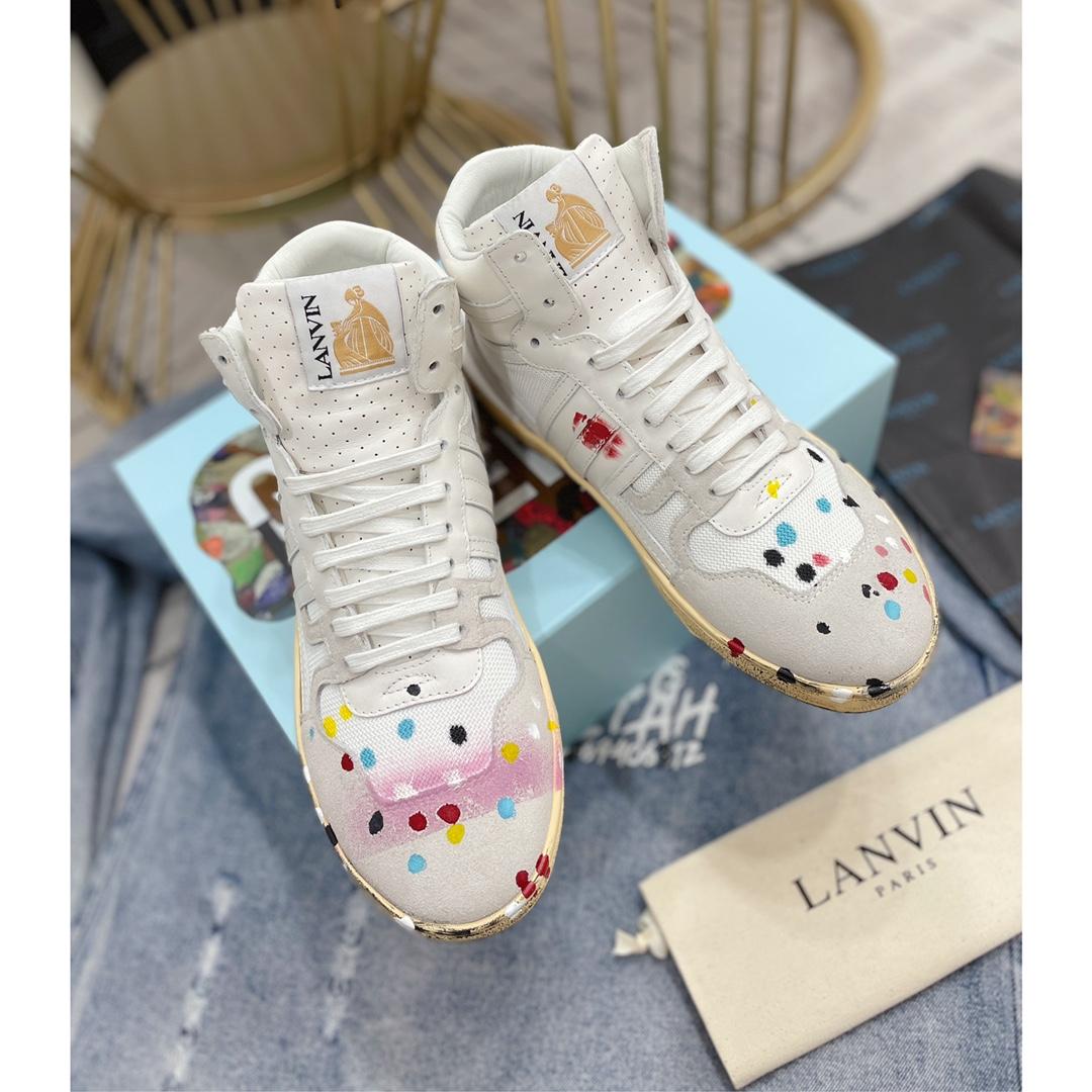 Lanvin x Gallery Dept  Clay High Top Sneaker - PerfectKickZ