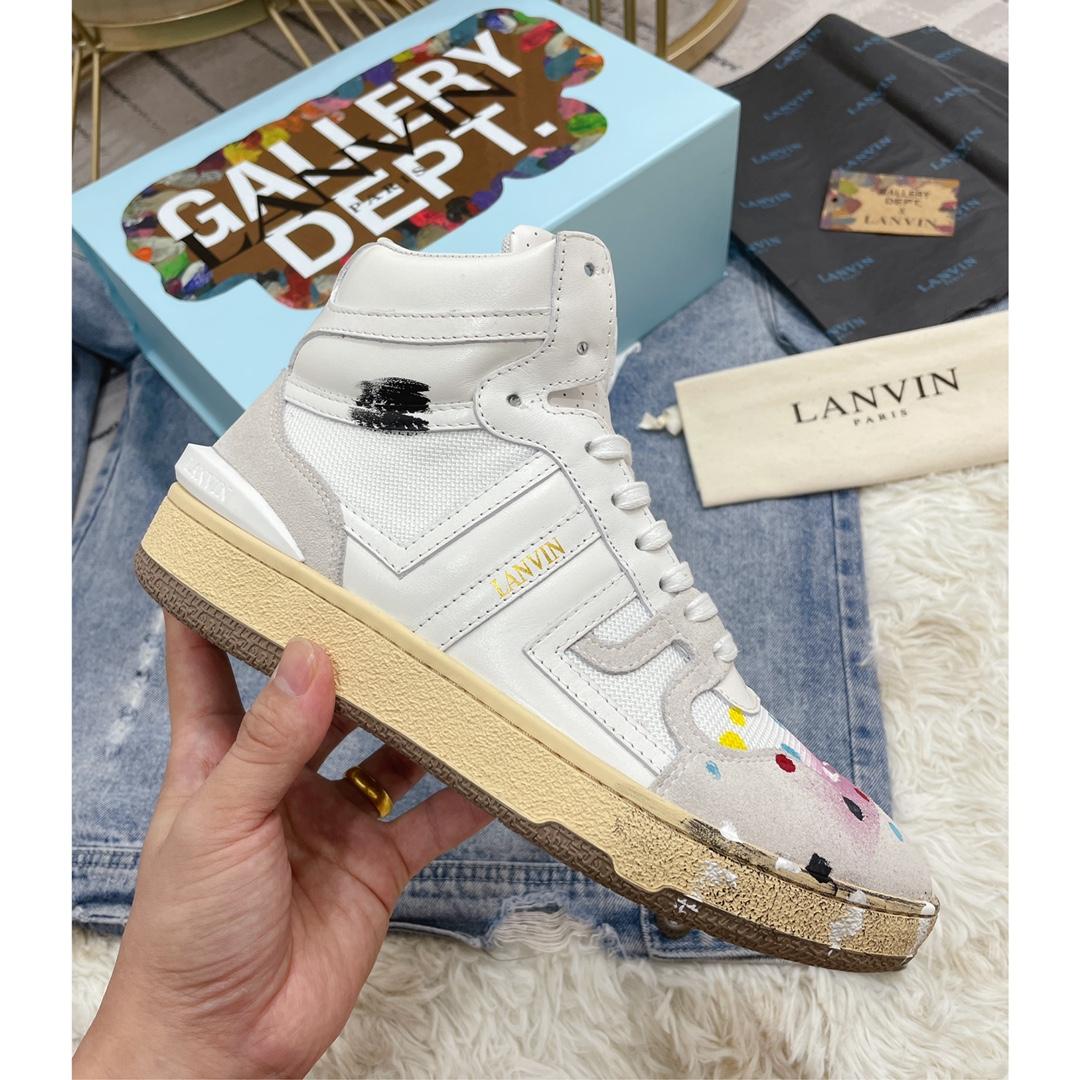 Lanvin x Gallery Dept  Clay High Top Sneaker - PerfectKickZ