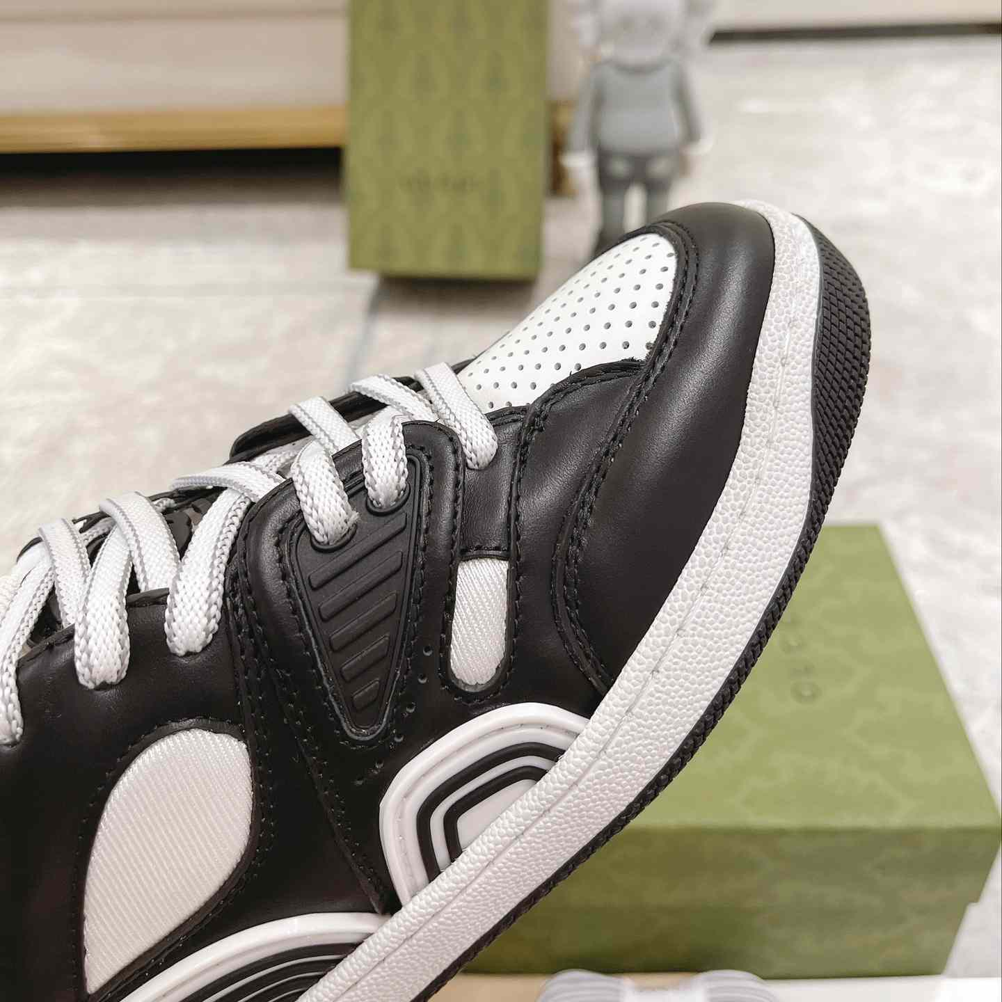 Gucci Basket Sneaker With lnterlocking G  - PerfectKickZ