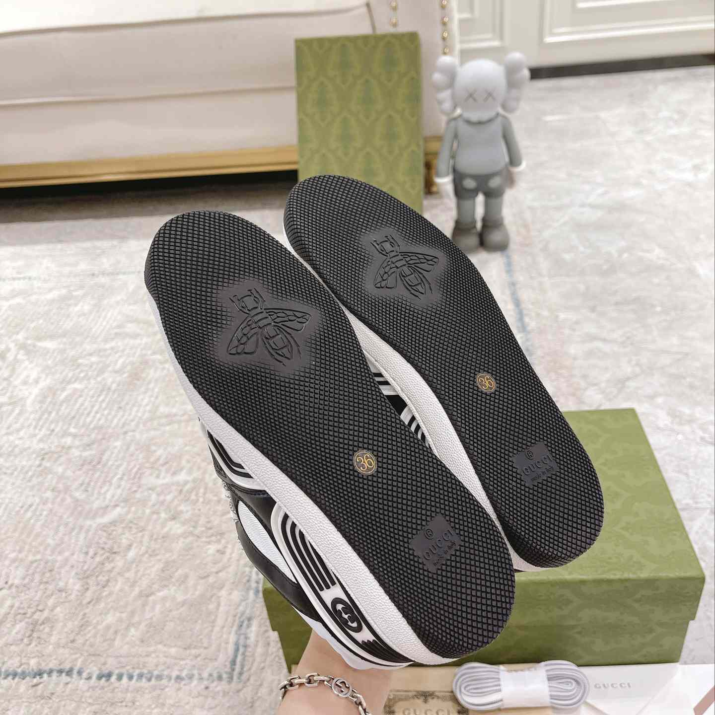 Gucci Basket Sneaker With lnterlocking G  - PerfectKickZ