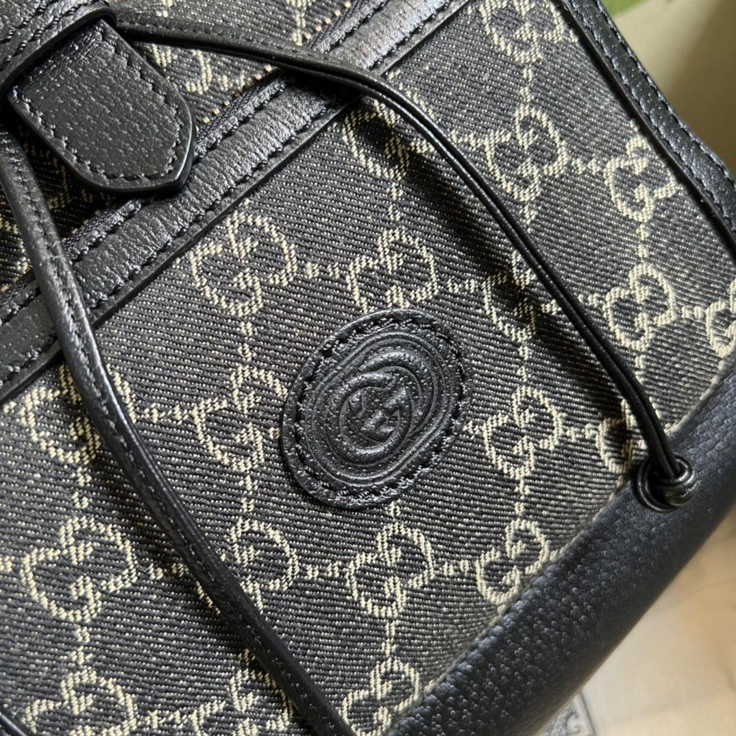 Gucci Backpack With Interlocking G(26.5- 30- 13cm) - PerfectKickZ