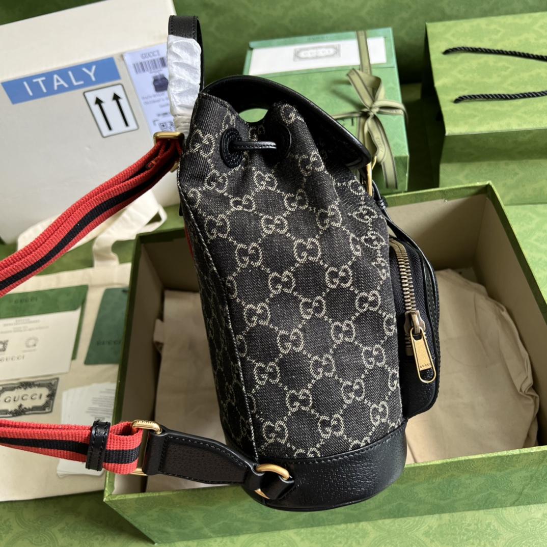 Gucci Backpack With Interlocking G(26.5- 30- 13cm) - 