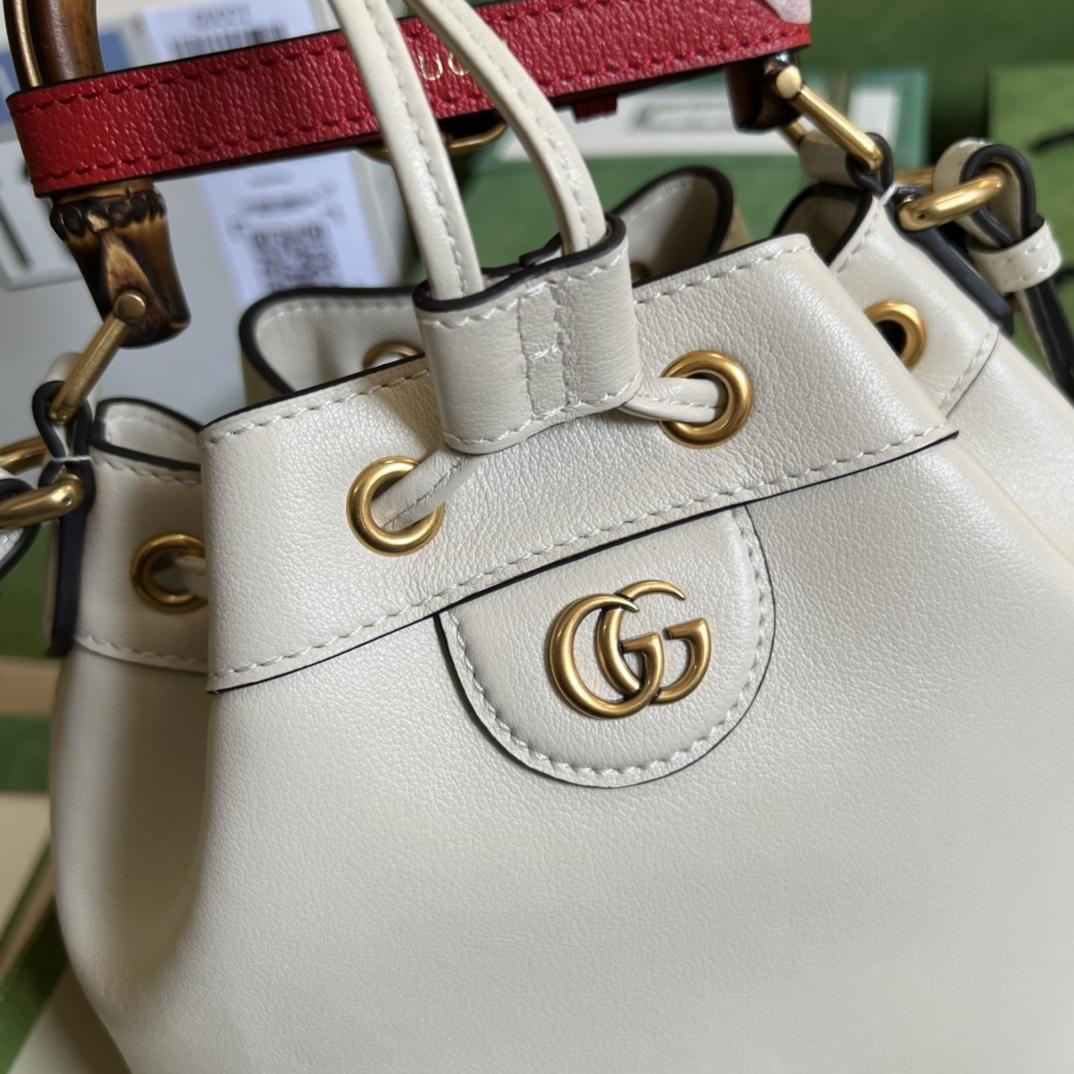 Gucci Diana Small Bucket Bag (23.5-38-10.5cm) - PerfectKickZ