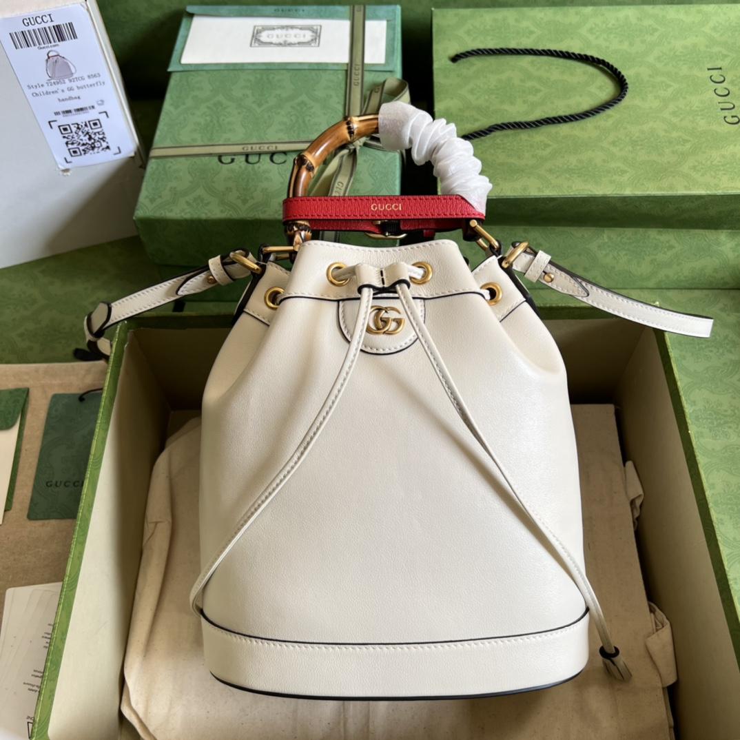 Gucci Diana Small Bucket Bag (23.5-38-10.5cm) - PerfectKickZ