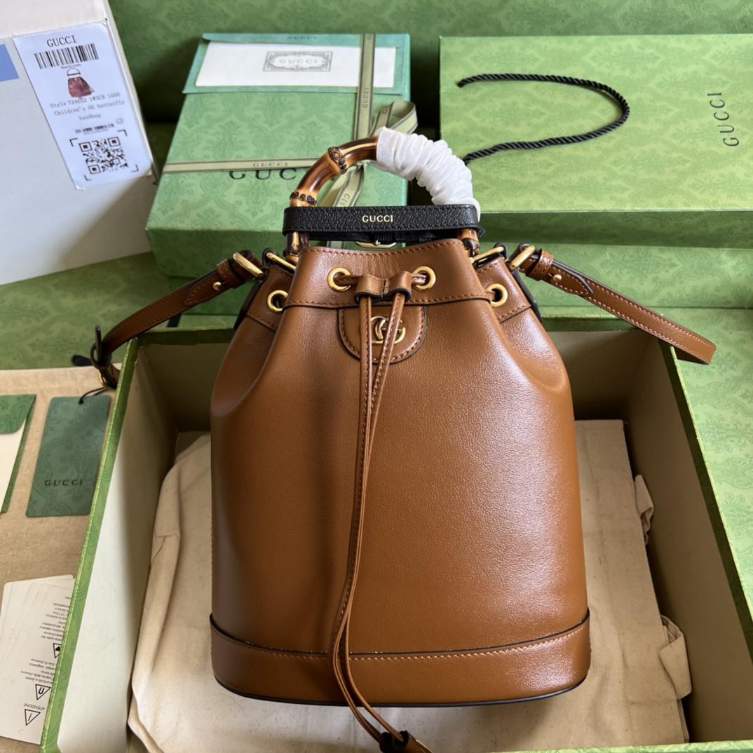 Gucci Diana Small Bucket Bag (23.5-38-10.5cm) - PerfectKickZ