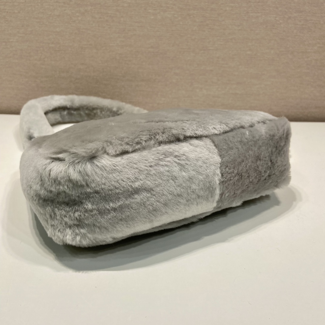 Prada Shearling Mini Bag(23-17-8cm) - PerfectKickZ