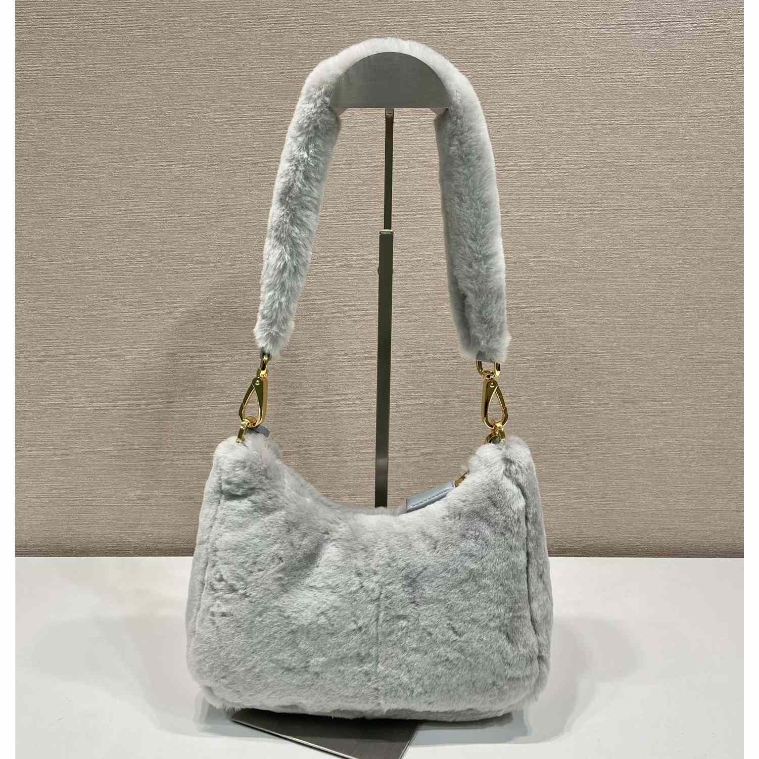 Prada Shearling Mini Bag(23-17-8cm) - PerfectKickZ