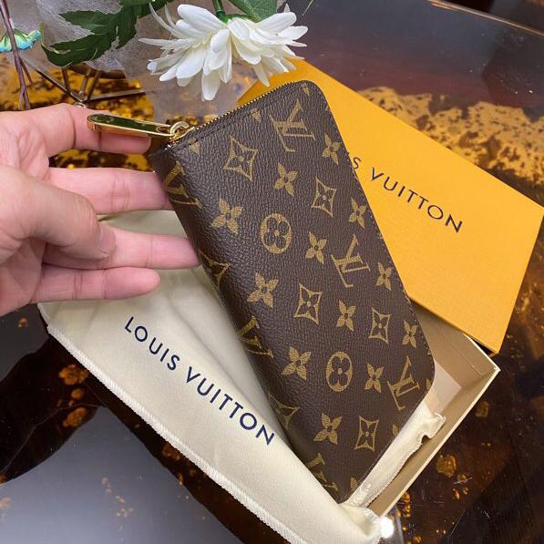 Louis Vuitton Zippy Wallet Fuchsia Monogram(19-10-1cm)  M60017 - 
