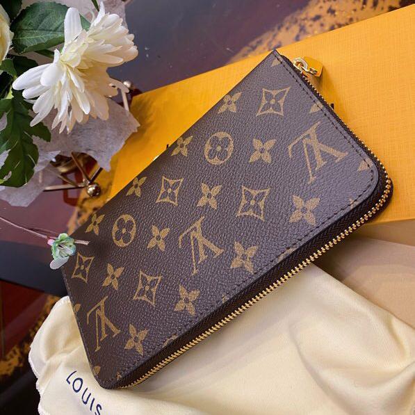 Louis Vuitton Zippy Wallet Fuchsia Monogram(19-10-1cm)  M60017 - 