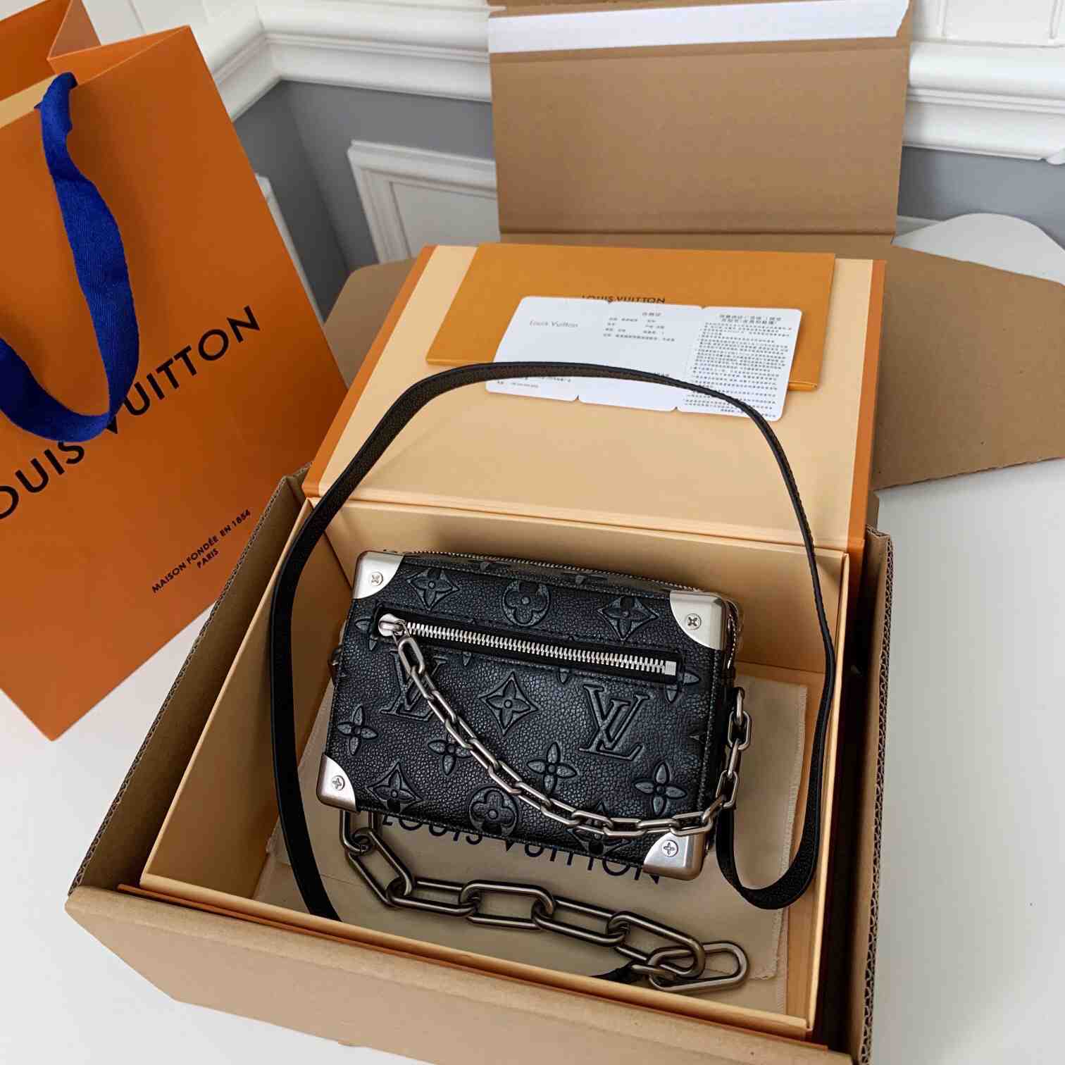 Louis Vuitton Mini Soft Trunk(18.5-13-8CM)   - PerfectKickZ