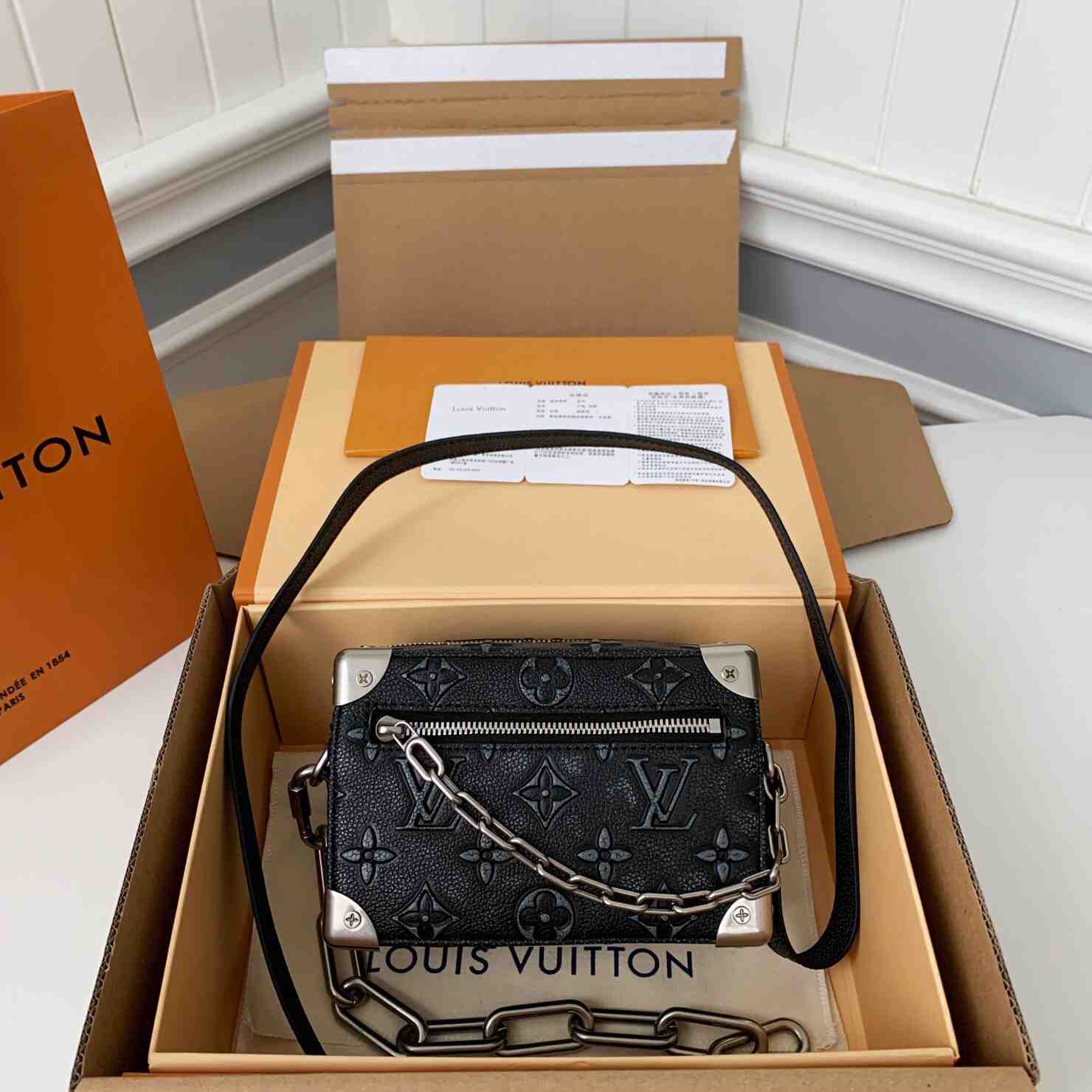 Louis Vuitton Mini Soft Trunk(18.5-13-8CM)   - PerfectKickZ