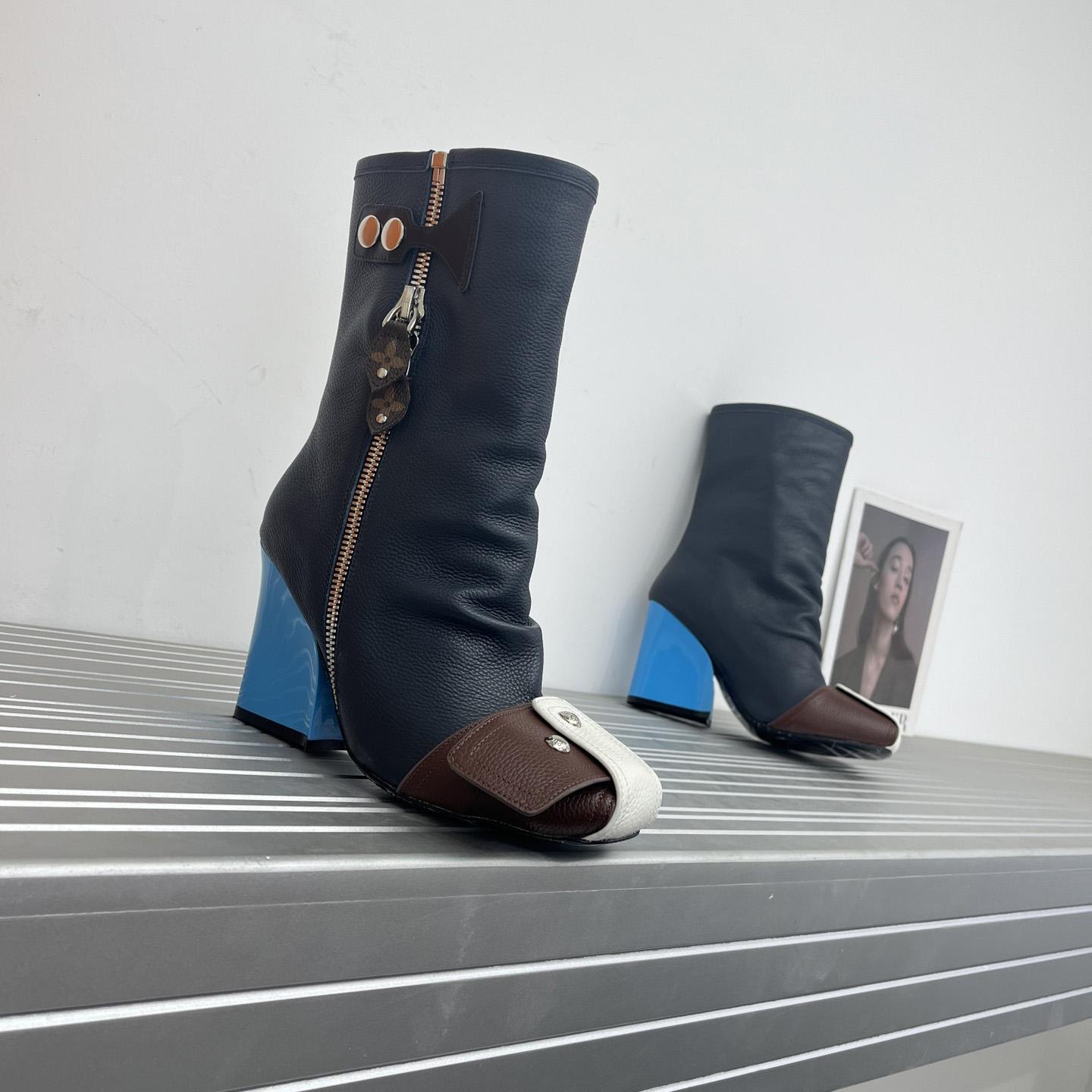 Louis Vuitton Patti Wedge Half Boot - PerfectKickZ