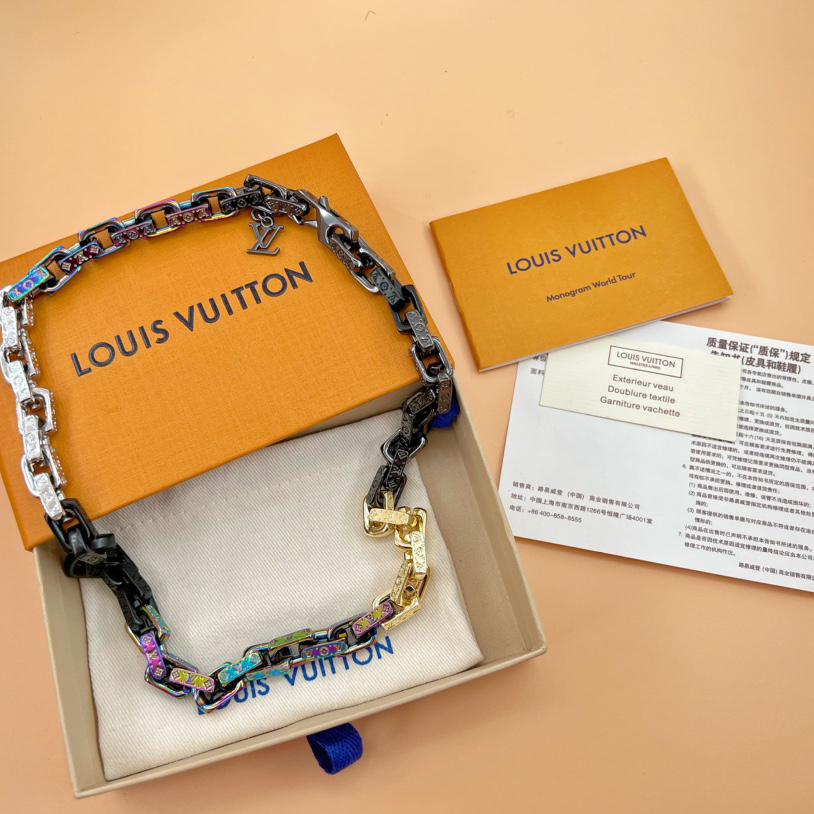 Louis Vuitton Paradise Chain Necklace   M00891 - PerfectKickZ