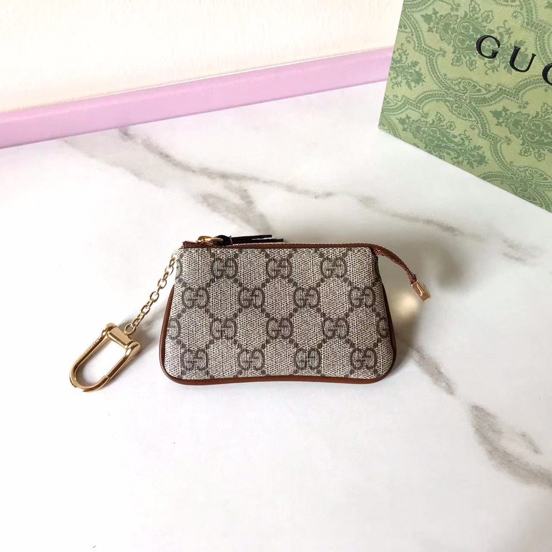 Gucci GG Supreme Key Pouch - 