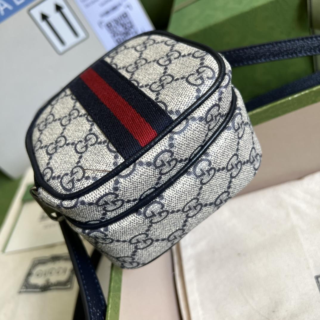 Gucci Ophidia GG Mini Bag(12-16-7cm)   - PerfectKickZ