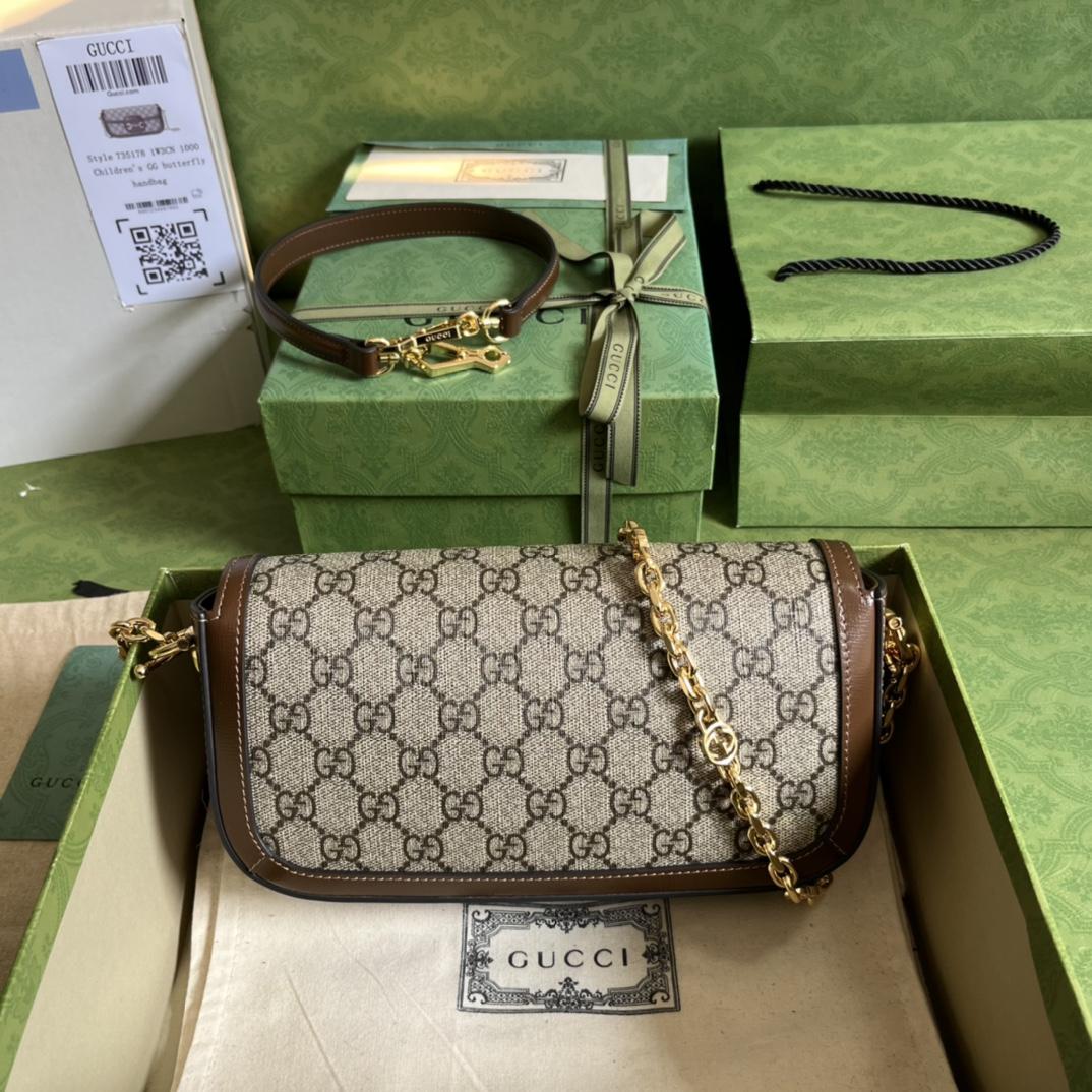 Gucci Horsebit 1955 Shoulder Bag(24-13-5cm)   - PerfectKickZ