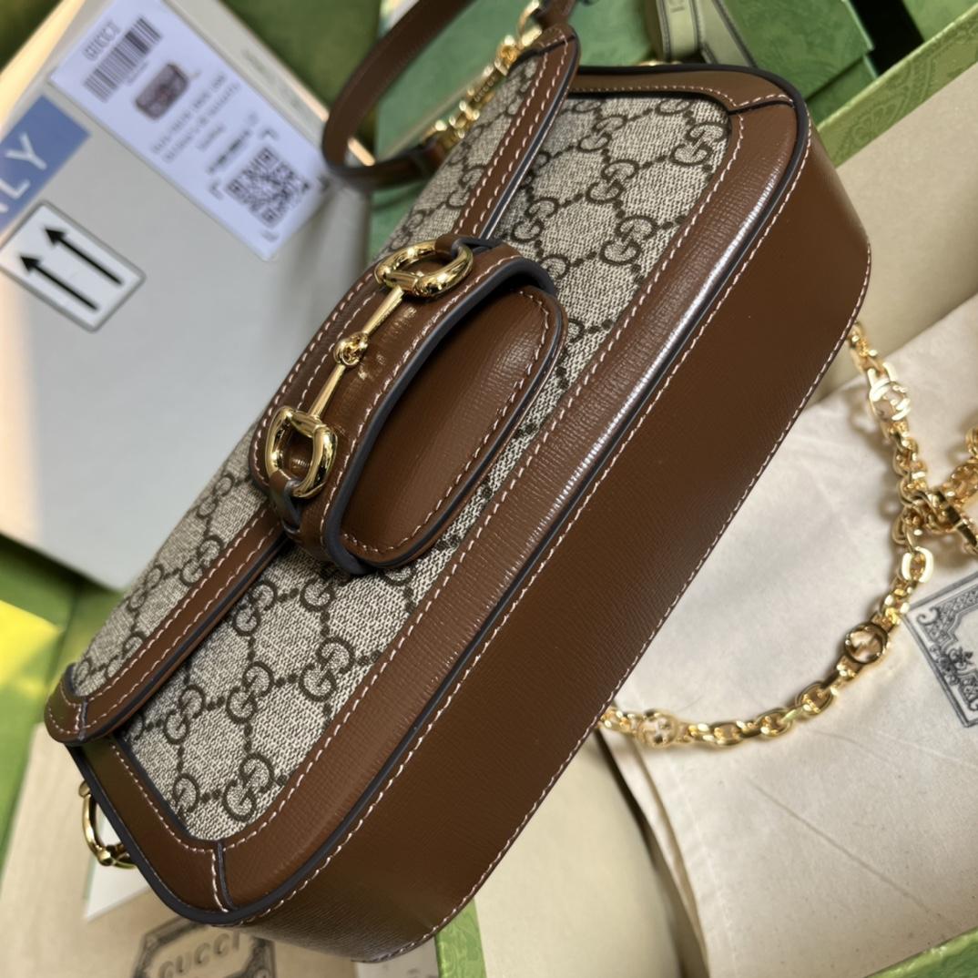 Gucci Horsebit 1955 Shoulder Bag(24-13-5cm)   - PerfectKickZ