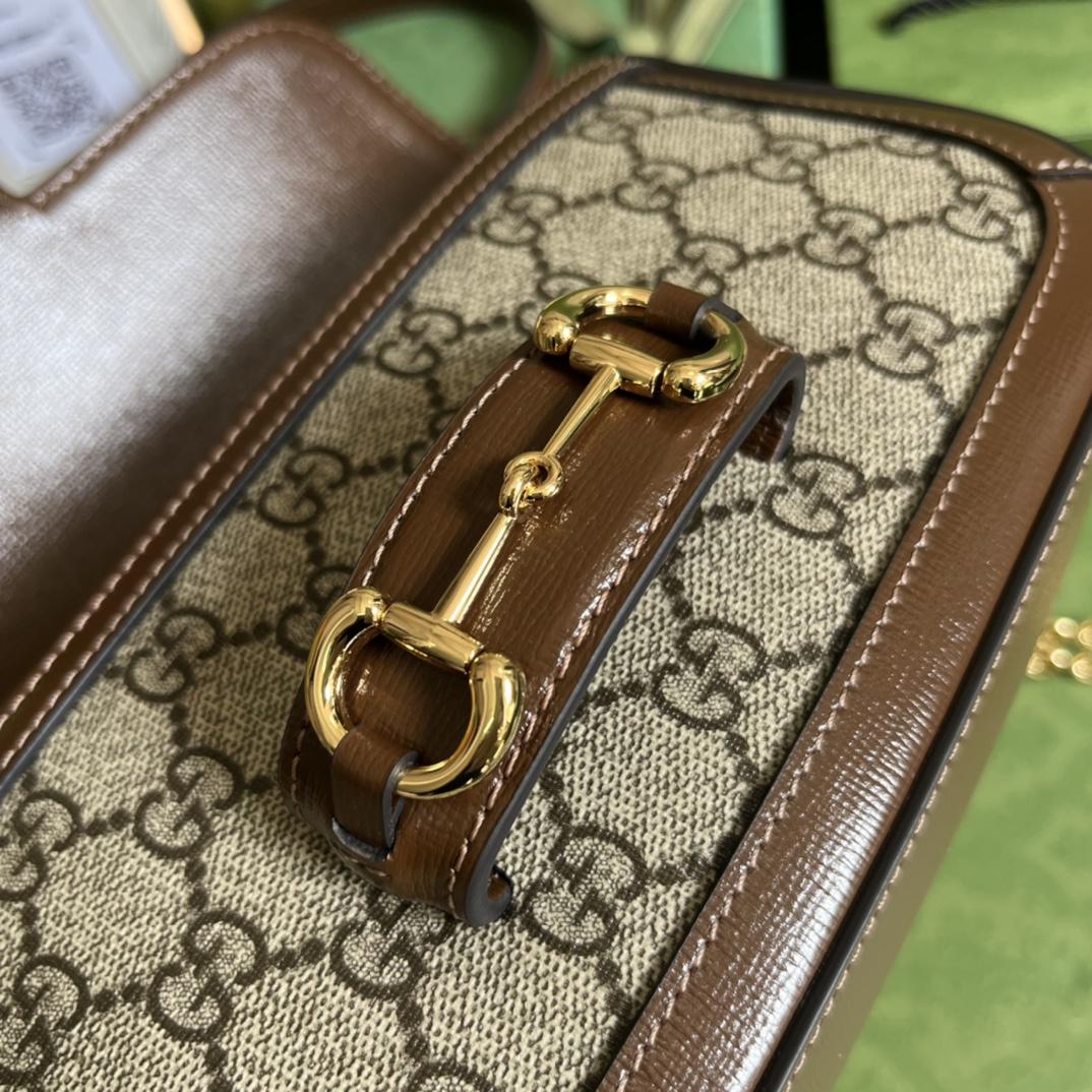 Gucci Horsebit 1955 Shoulder Bag(24-13-5cm)   - PerfectKickZ