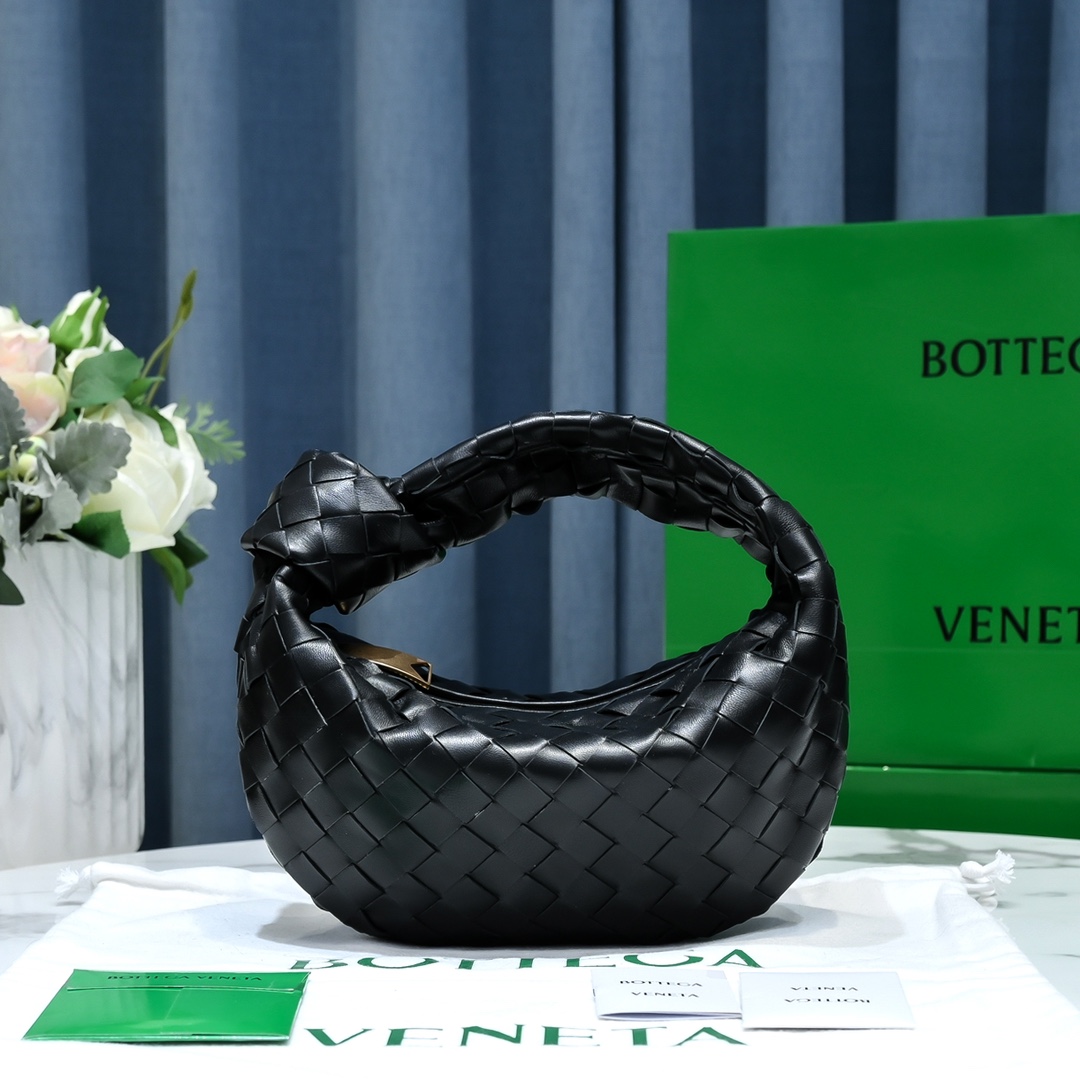 Bottega Veneta Mini Jodie Intrecciato Leather Top Handle Bag(28-23-8cm) - PerfectKickZ