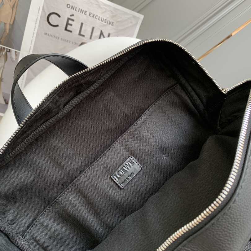 Loewe Military Backpack In Soft Grained Calfskin - 