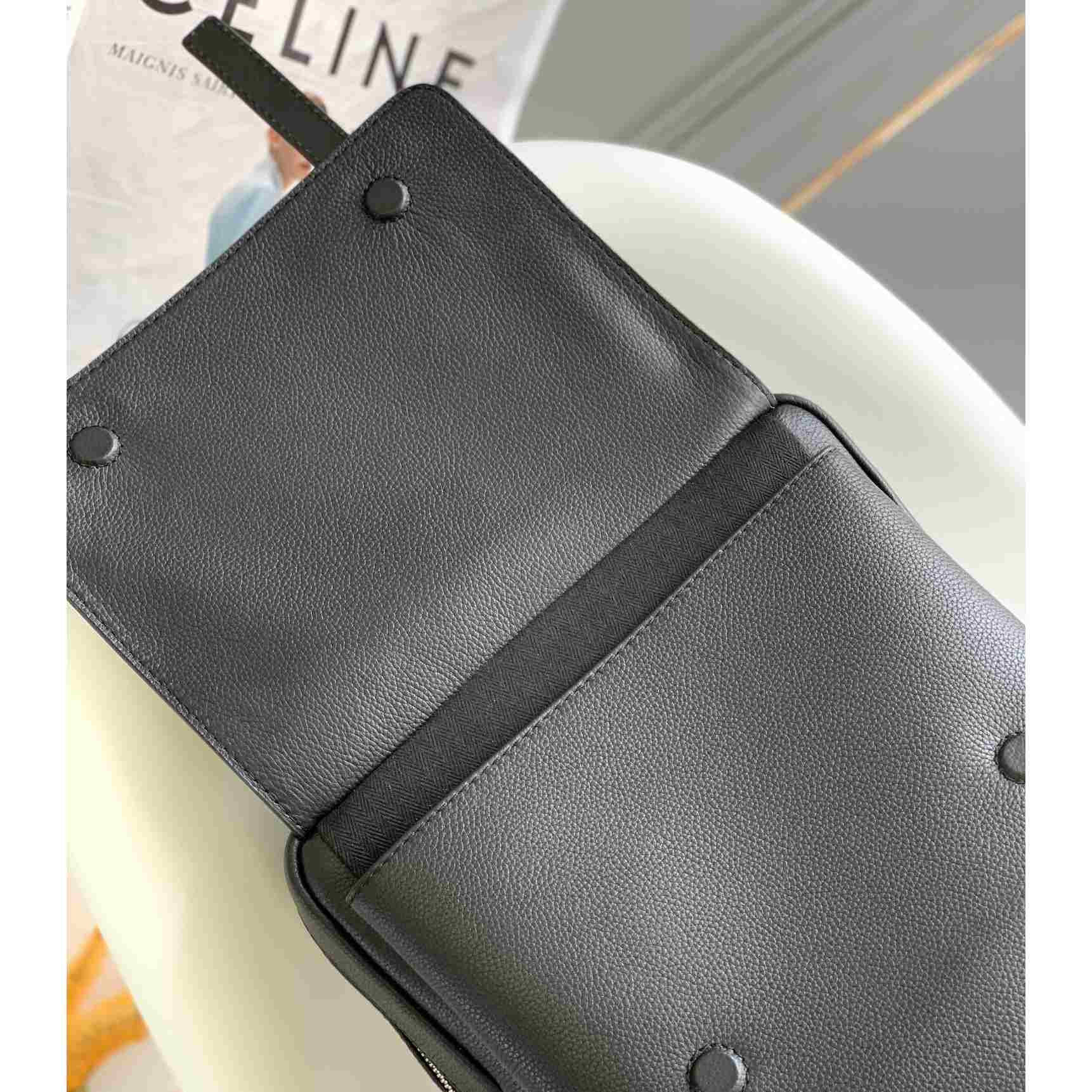 Loewe Military Backpack In Soft Grained Calfskin - 