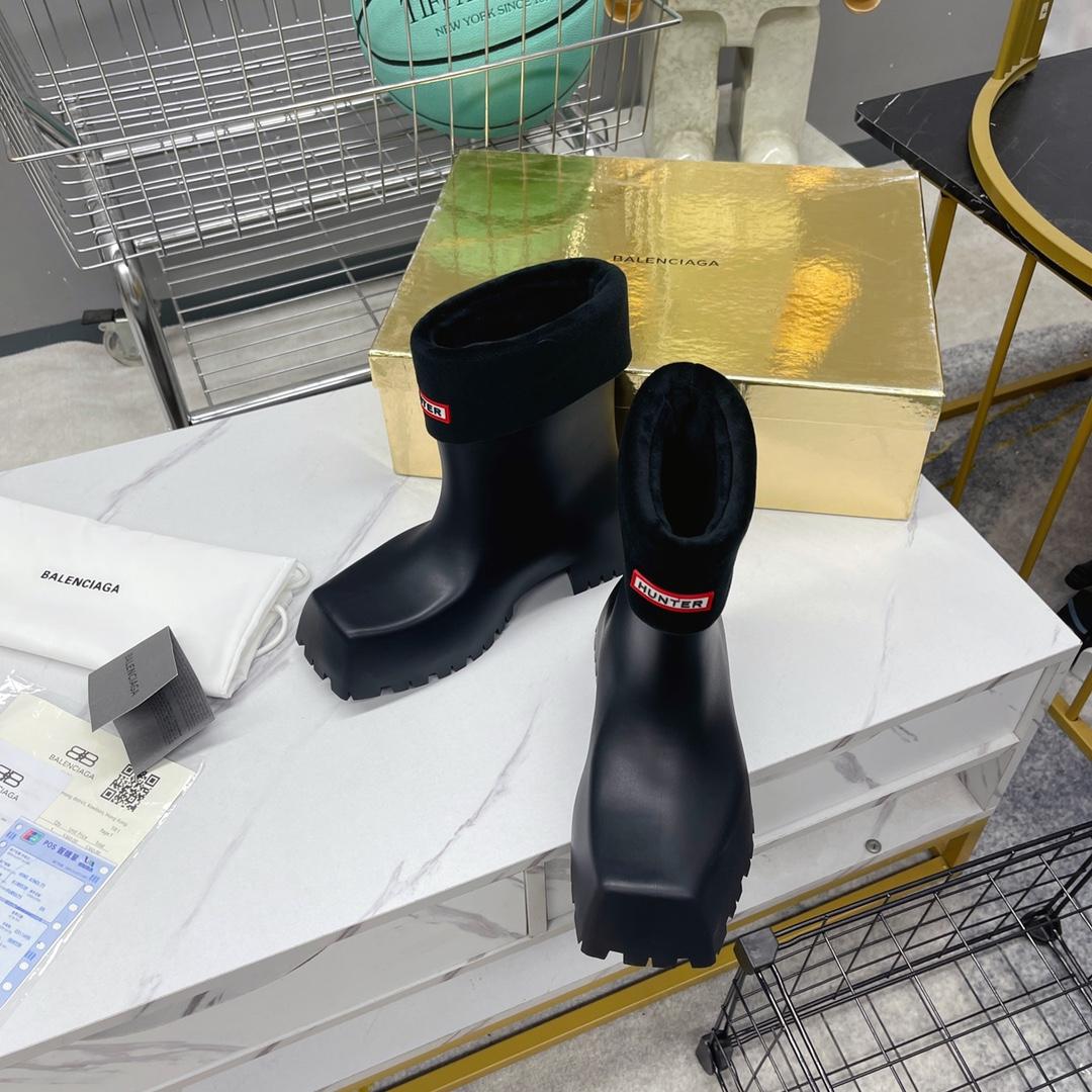 Balenciaga x Hunrer Trooper Rubber Boot  - PerfectKickZ