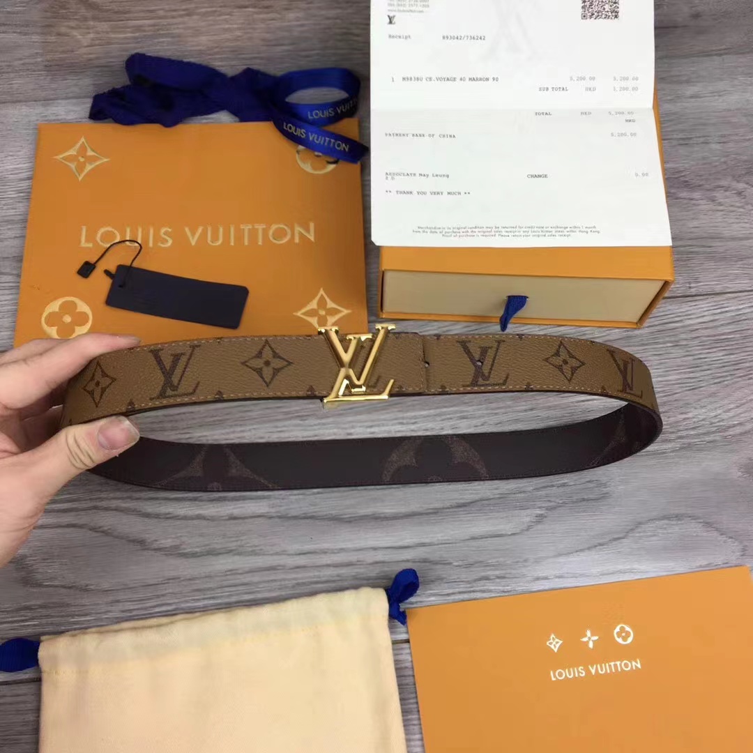 Louis Vuitton LV Iconic 30mm Reversible Belt    M0149V - PerfectKickZ