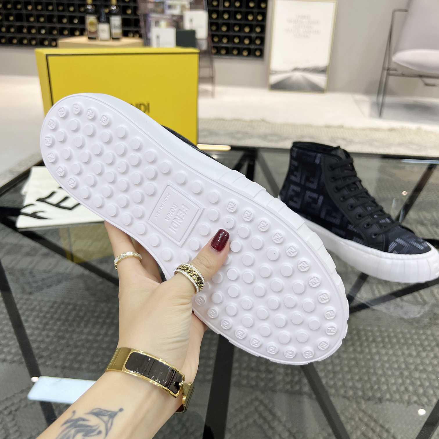 Fendi Logo Sneaker - PerfectKickZ
