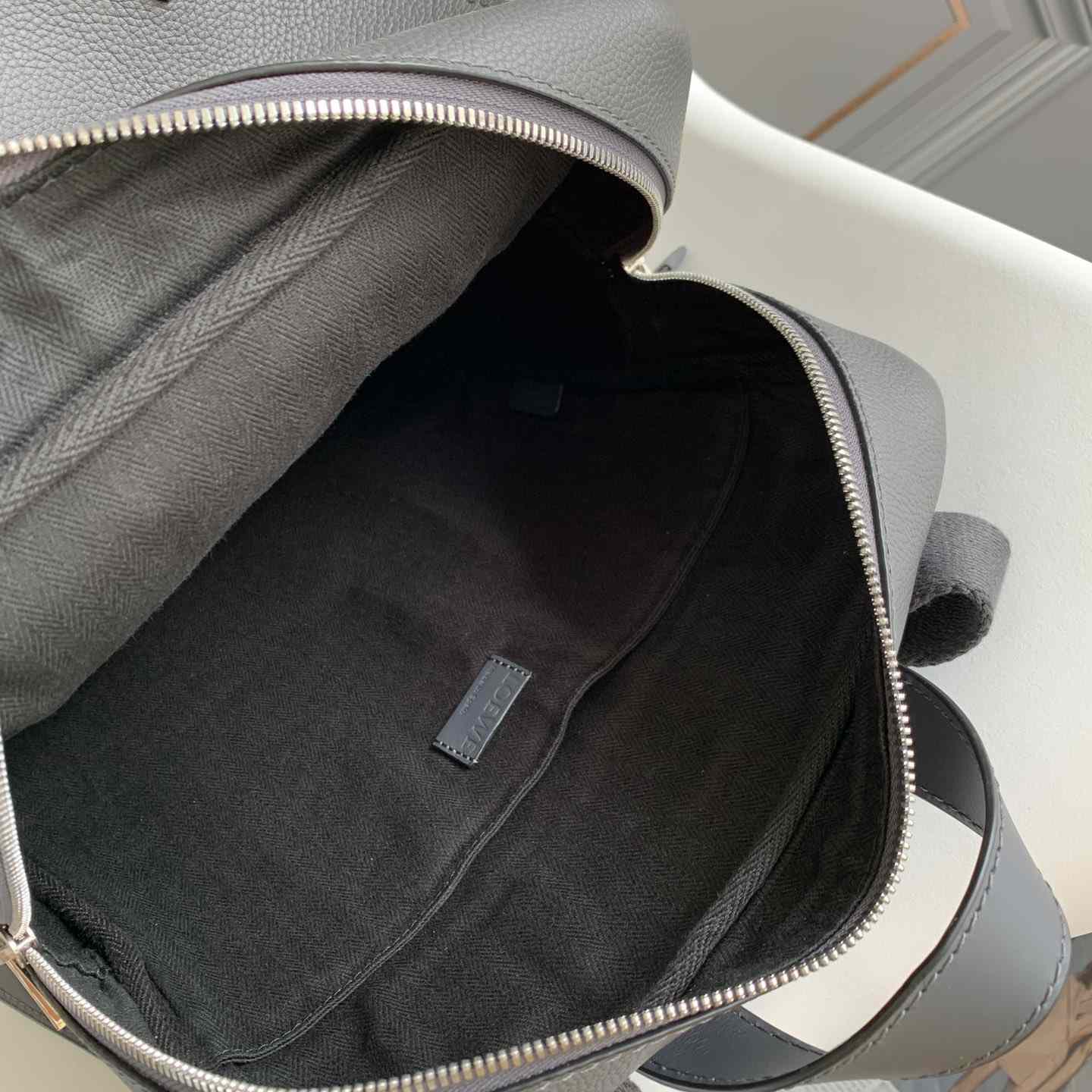 Loewe Military Backpack In Soft Grained Calfskin - PerfectKickZ