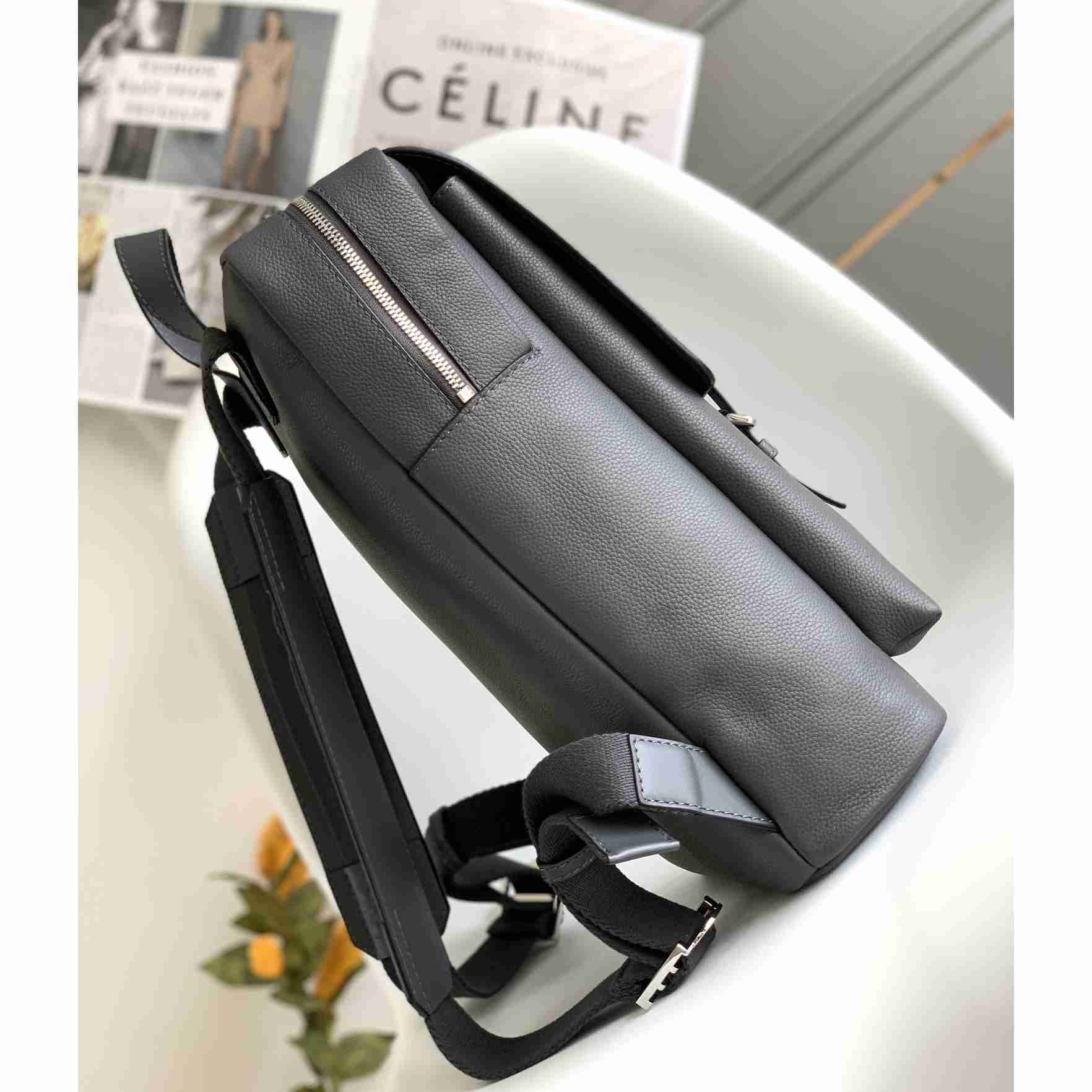 Loewe Military Backpack In Soft Grained Calfskin - PerfectKickZ