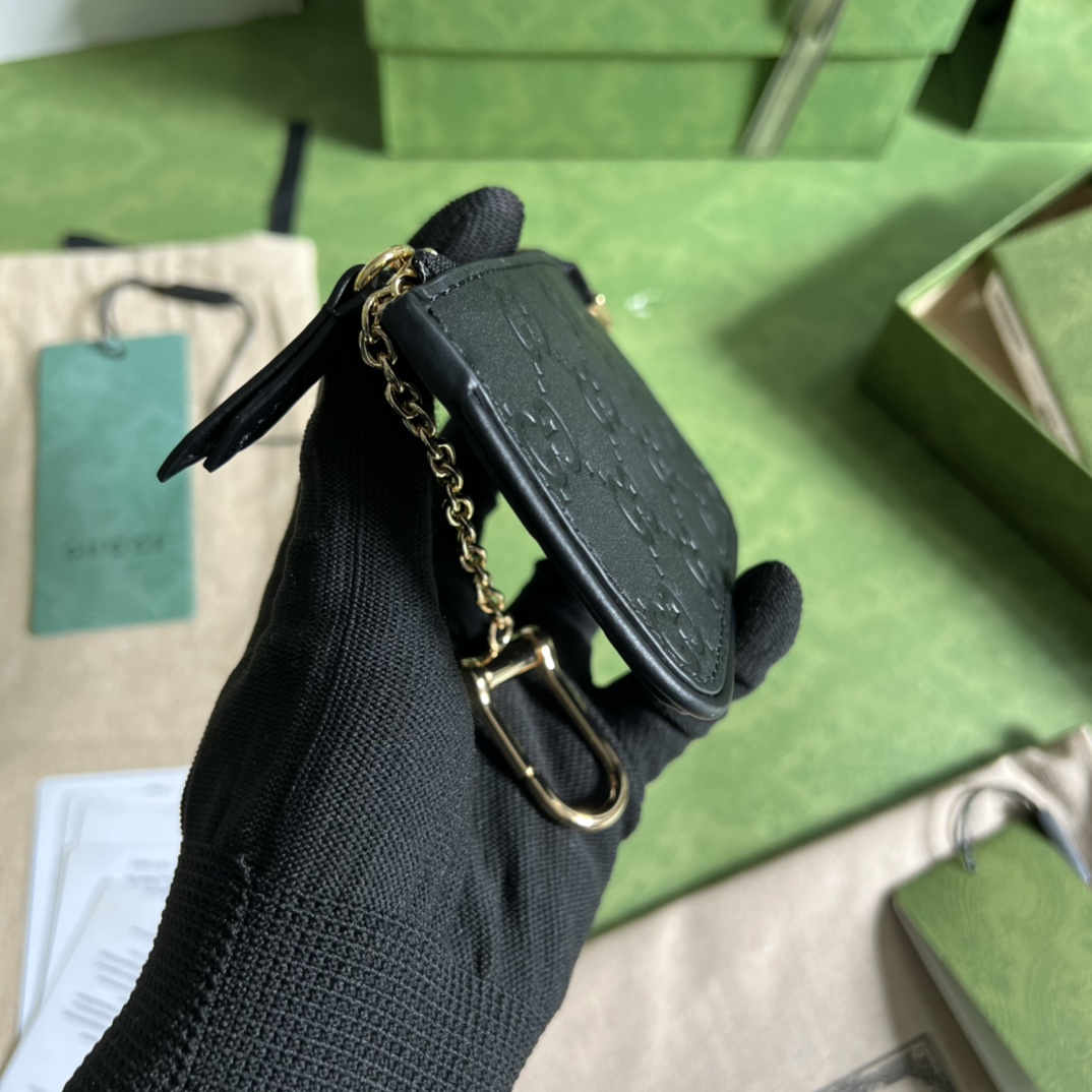 Gucci Signature Key Case(12-7.5-1.5cm) - PerfectKickZ