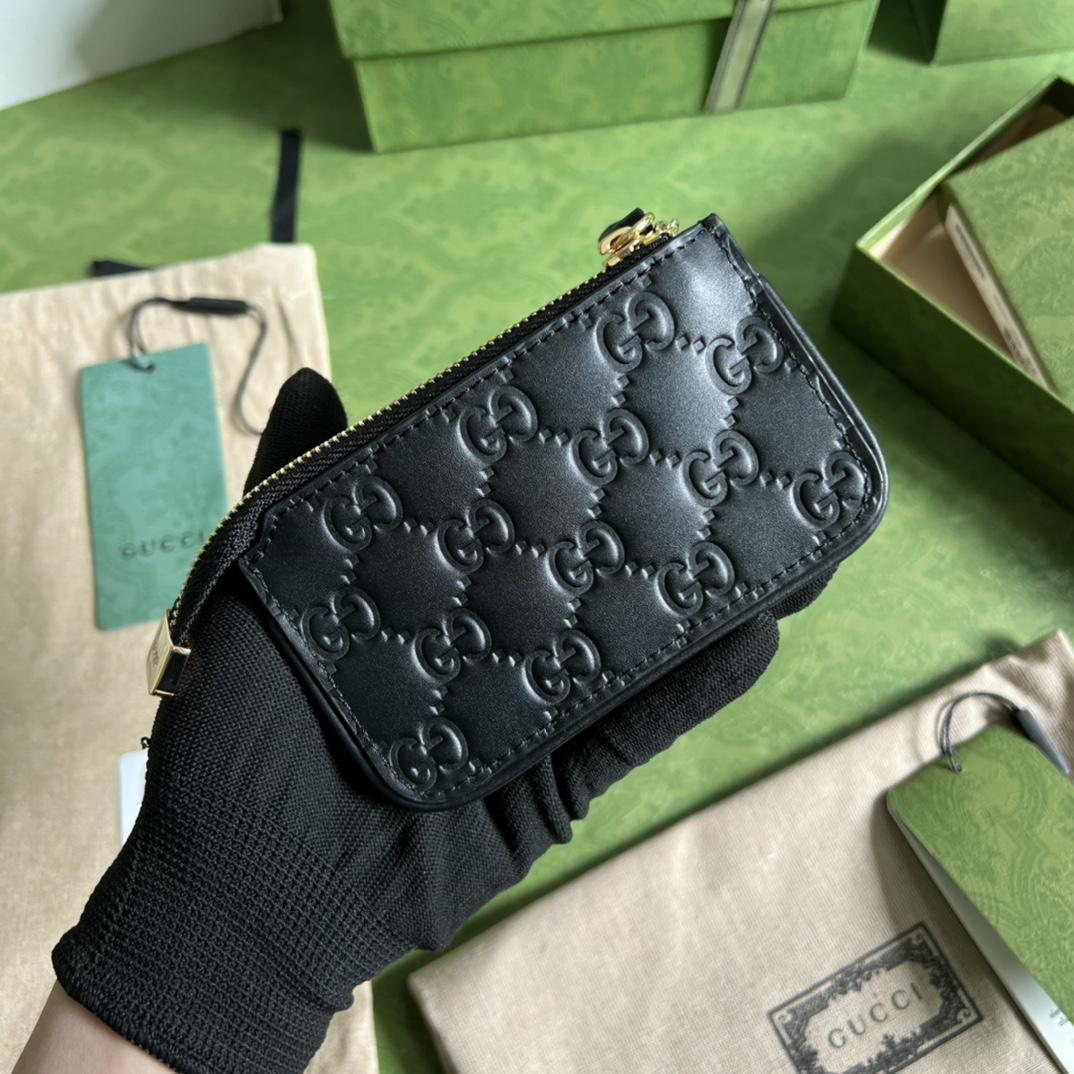 Gucci Signature Key Case(12-7.5-1.5cm) - PerfectKickZ