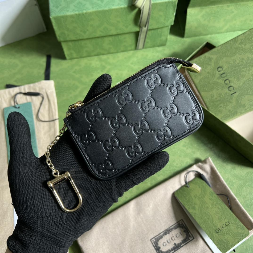Gucci Signature Key Case(12-7.5-1.5cm) - PerfectKickZ