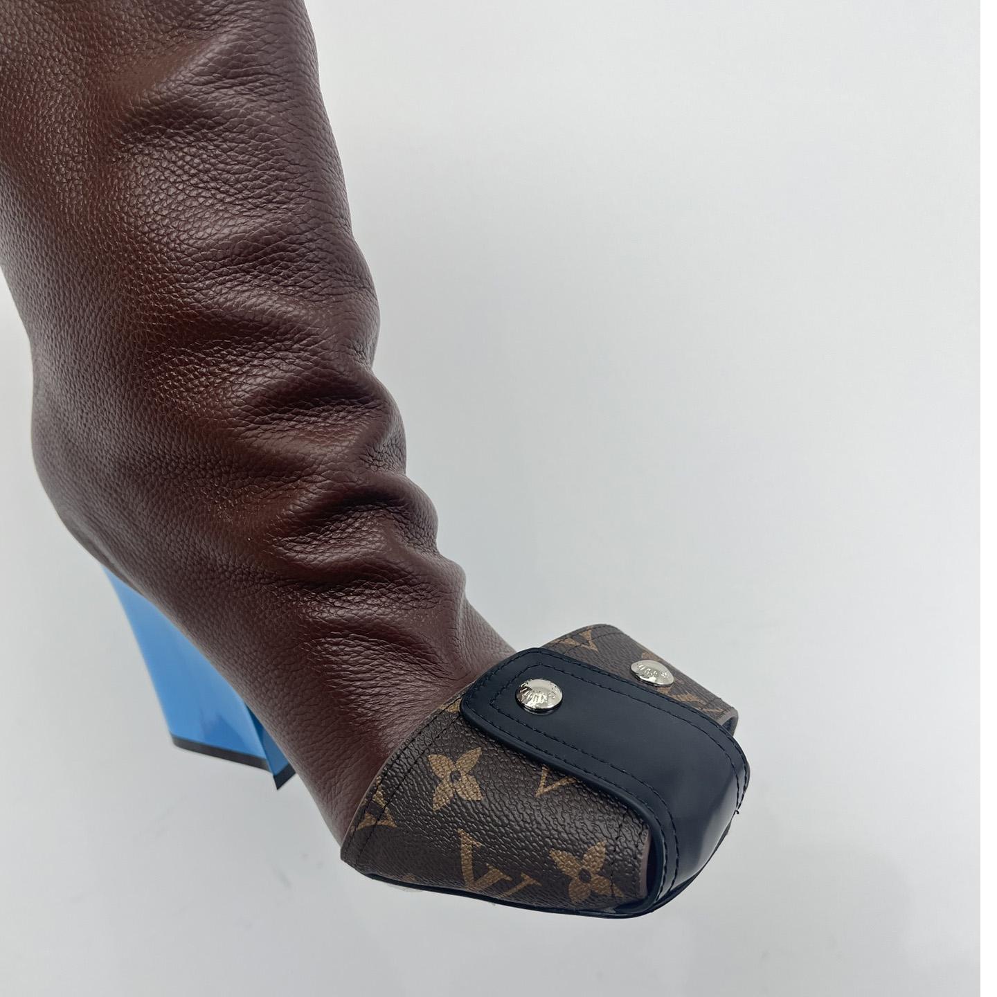 Louis Vuitton Patti Wedge Half Boot - PerfectKickZ