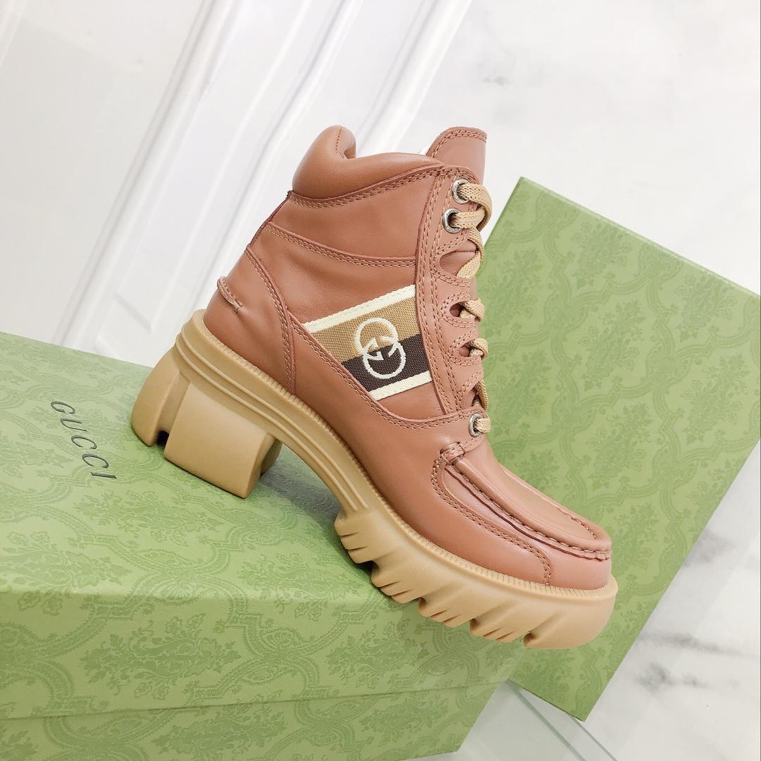 Gucci Women's Ankle Boot With Interlocking G - PerfectKickZ