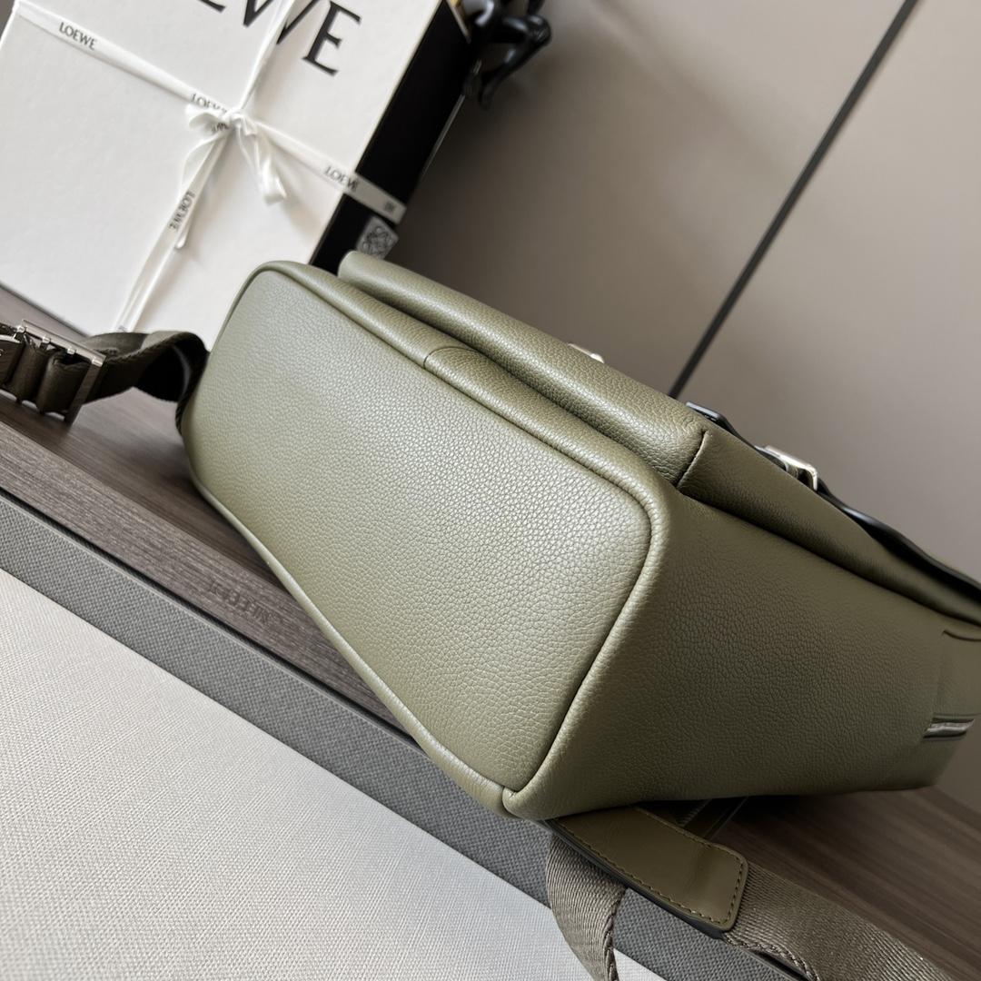Loewe Military Backpack In Soft Grained Calfskin - PerfectKickZ