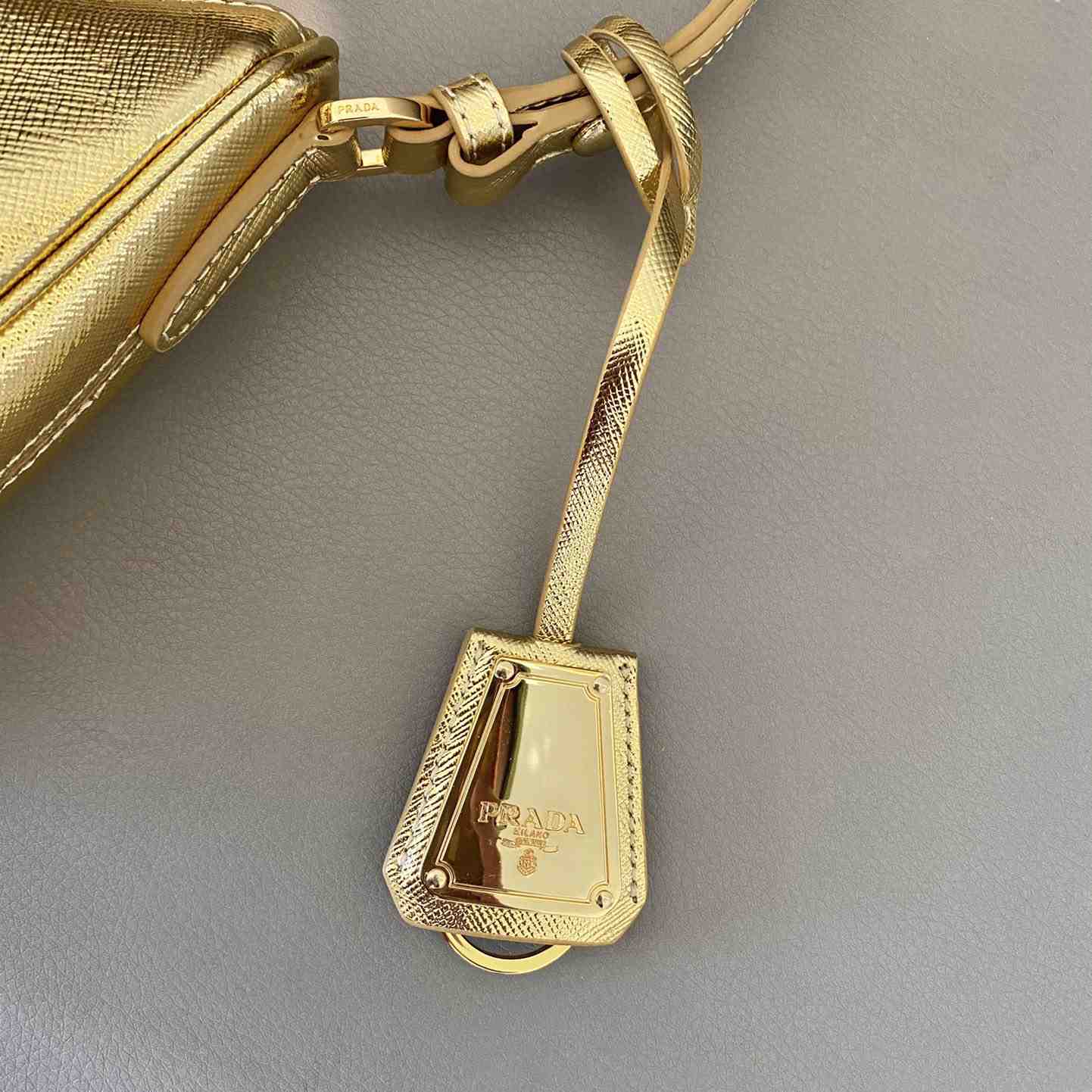 Prada Saffiano Leather Mini Bag(23-17-6.5cm) - PerfectKickZ