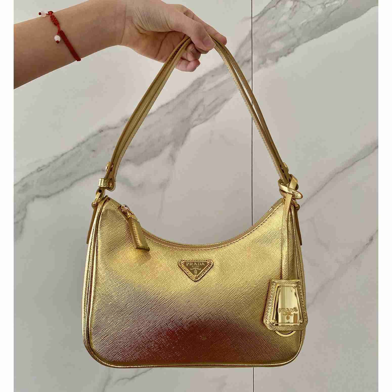 Prada Saffiano Leather Mini Bag(23-17-6.5cm) - PerfectKickZ