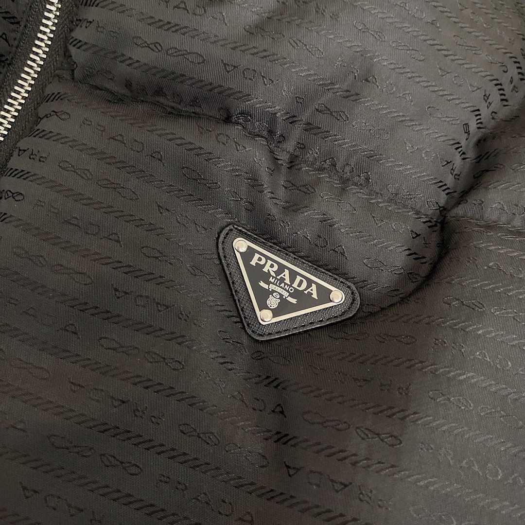 Prada Re-Nylon Cropped Hooded Down Jacket - PerfectKickZ
