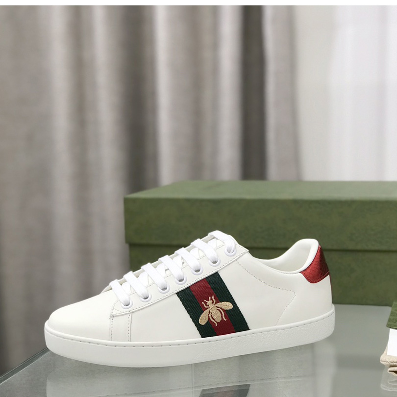 Gucci Ace Sneaker With Bee - PerfectKickZ